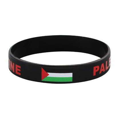 Free Palestine Silicone Bracelet SAVE GAZA Gaza Inspirational Sports Bracelet