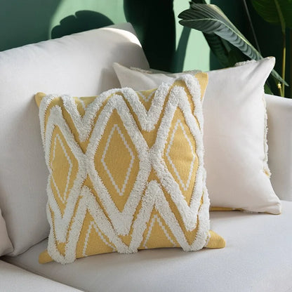 Moroccan Style Cotton Woven Cushion Cover